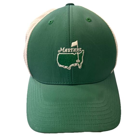 Masters Golf Green/White Mesh Performance Americn Needle Hat Augusta National - Picture 9 of 11